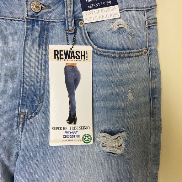 NWT Rewash Super High Rise Skinny Jeans - 9/29 - Picture 2 of 8